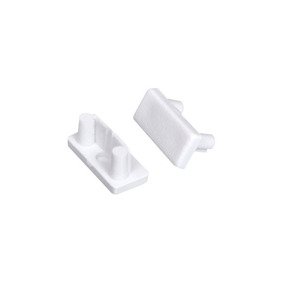 Koncovka pre profily LED Al PROFILO J, biela, STOPPER J-W (Kanlux)