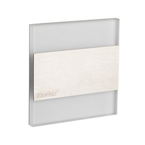 Svietidlo LED 0,8W, 6500K, 15lm, IP20, nerez, BOČ-SCH, 75x75, TERRA LED CW (Kanlux)