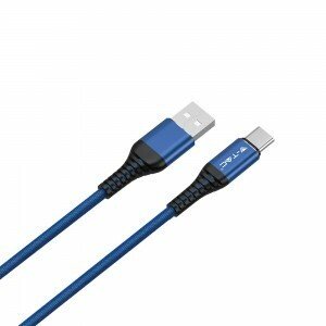 USB Kábel Gold Series USB-C 1m, modrý VT-5352 (V-TAC)
