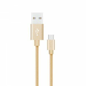 USB Kábel Platinum Series USB-C 1m, zlatý VT-5334 (V-TAC)