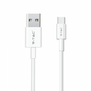 USB Kábel Silver Series USB-C 1m, biely VT-5322 (V-TAC)