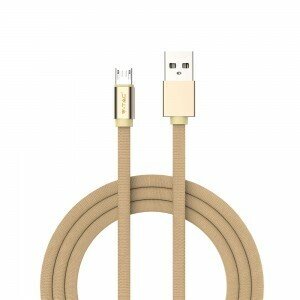 USB Kábel Ruby Series Micro USB 1m, zlatý VT-5341 (V-TAC)