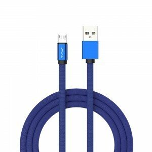USB Kábel Ruby Series Micro USB 1m, modrý VT-5341 (V-TAC)