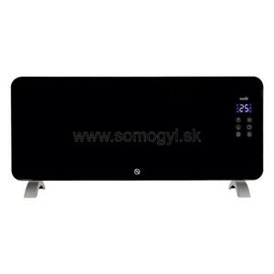 Smart elektrický sklenený ohrievač 2000W, čierny (SOMOGYI)