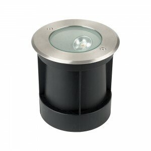 Záhradné podlahové LED svietidlo zapustené 8W, 4000K, 350lm, strieborné VT-7679 (V-TAC)