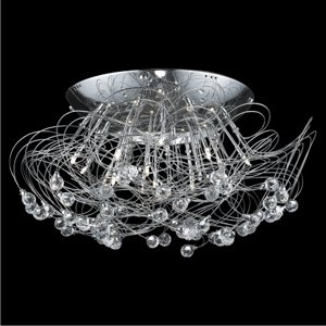 Svietidlo CRYSTAL/9446-15/ 15xG4/20W, chrómE,mat.: chrómE / ASFOUR CRYSTAL (LUXERA)