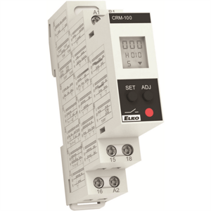 Relé časové programovateľné CRM-100 AC/DC 24-240V, 17 funk., výstup 1x8A prepínací (ELKO)
