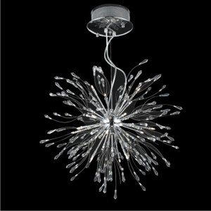 Svietidlo CRYSTAL/9420-18/ 18xG4/20W, chrómE,mat.: chrómE (LUXERA)