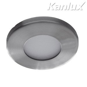 Svietidlo GU5,3 35W, IP44, nikel satén, BOp-Z, O85x8, MARIN CT-S80-SN (Kanlux)