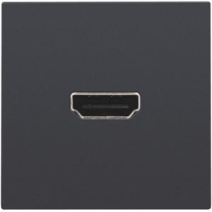 Zásuvka HDMI/HDMI komplet bez rámčeka antracit (NIKO)