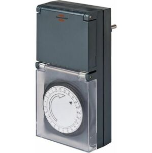 Spínacie hodiny IP44 do zásuvky mechanické (Brennenstuhl)
