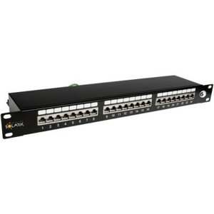 Patch panel 19" 24xRJ45 Cat. 6 STP SX24-6-STP-BK (SOLARIX)