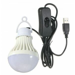 Svietidlo LED prenosné 5W kemping USB (HDX)