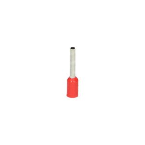 Dutinka izolovaná 1mm2 (8mm) červená - 25ks balenie (ORNO)
