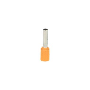 Dutinka izolovaná 4mm2 (10mm) žltá - 25ks balenie (ORNO)