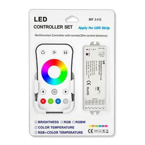 Ovládač RGB+W SADA Ovládač R8 -1 + Prijímač VP, 4 kanály, 12-24V,  1 zóna, 4x6A (Benalex)