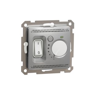 Podlahový termostat 16A, Aluminium, Sedna Design (Schneider)