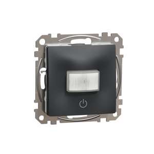 Pohybové cidlo so spínacom 10A, Antracit, Sedna Design (Schneider)