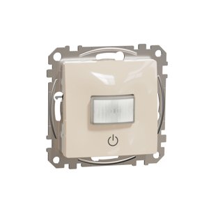 Pohybové cidlo so spínacom 10A, Béžová, Sedna Design (Schneider)