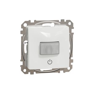 Pohybové cidlo so spínacom 10A, Biela, Sedna Design (Schneider)