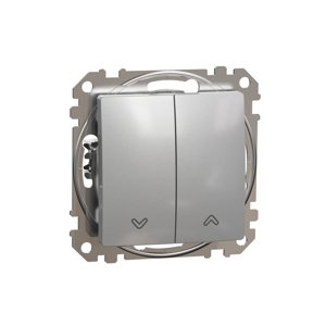 Spínac žaluzií, Aluminium, Sedna Design (Schneider)