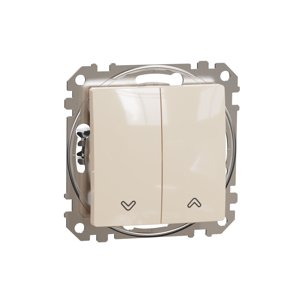 Spínac žaluzií, Béžová, Sedna Design (Schneider)