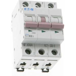Istič 3-pólový C/32A 10kA Rada:PL7 (Eaton)