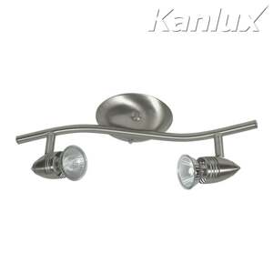 Svietidlo GU10 2x50W, IP20, chróm satén., BO-2, O118x360x66, MOLI EL-2I (Kanlux)