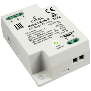 Zvodič prepätia pre LED svietidlá typ 2+3 skrutkové prevedenie (TRACON)