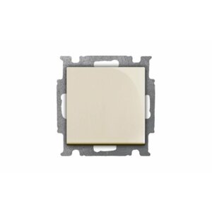 Spínac 1-pólový (1) 10AX/250V (PS) slon.kost Basic55 (ABB)