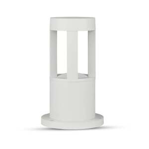 Záhradné LED stĺpikové svietidlo 10W, 4000K, 450lm, 25cm, IP65, biele VT-830 (V-TAC)