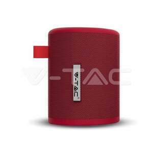 Reproduktor bluetooth nabíjateľný 1500mAh 5W červený VT-6244 (V-TAC)