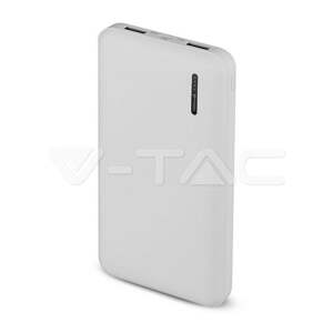 Powerbank Slim 10000mAh biely VT-3518 (V-TAC)