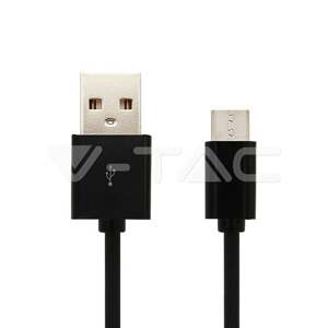 USB Kábel Micro USB 3m, čierny VT-5333 (V-TAC)