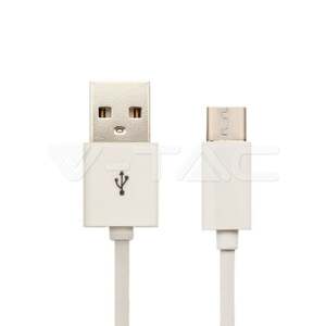 USB Kábel USB-C 3m, biely VT-5543 (V-TAC)