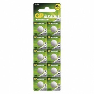 Alkalická gombíková batéria GP LR43 (186F) (EMOS)
