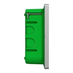 Unica System+ - Centrálna jednotka 3x4 modulov zapustená, Aluminium