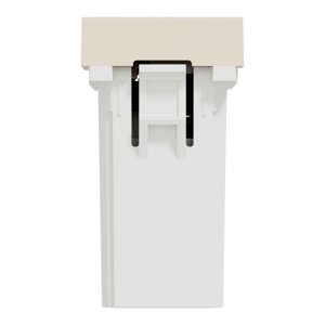 Unica - Dvojitý nabíjací USB konektor A+C 2.4A, 1M, Béžový