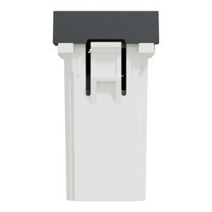 Unica - Dvojitý nabíjací USB konektor A+C 2.4A, 1M, Antracit