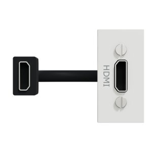 Unica - HDMI konektor (predzapojený), 1M, Biely