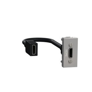 Unica - HDMI konektor (predzapojený), 1M, Aluminium