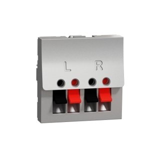 Unica - Svorky reproduktorové 2M, Aluminium