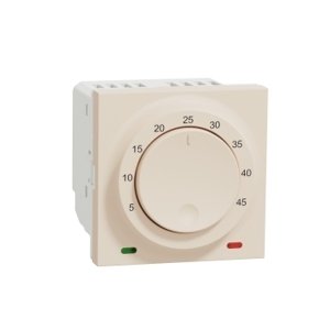 Unica - Termostat podlahový otočný 2M, Béžový