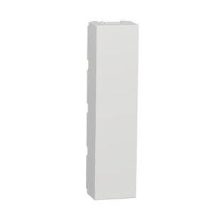 Unica - Záslepka 2x 1/2 modul, Biela