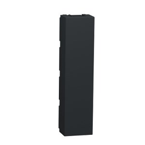 Unica - Záslepka 2x 1/2 modul, Antracit