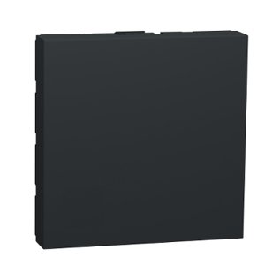 Unica - Záslepka 2 modul, Antracit