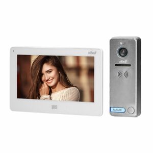 Súprava videovrátnika FELIS MEMO, LCD 7" monitor, sloty SD+DVR, biela