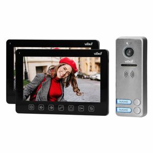 Súprava videovrátnika NOVEO MULTI2, LCD 7" monitor, čierny