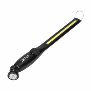 LED dielenské svietidlo 10W, 400lm, 2000mAh, stmievač, magnet, háčik