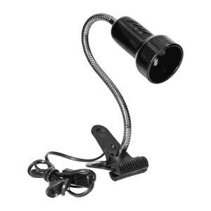 Flexibilná stolná lampa s klipom E14 40W LUKE DL-11/B ORNO čierna